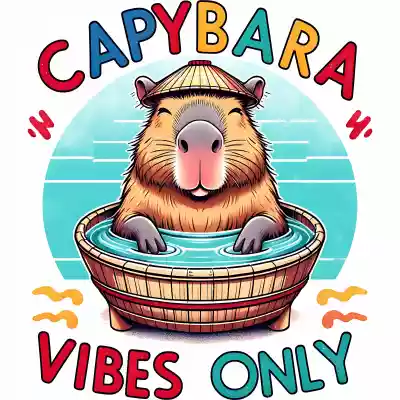 vectores plantilas CAPIBARA,